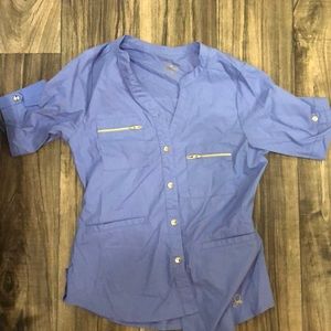 Ceil Blue scrub top